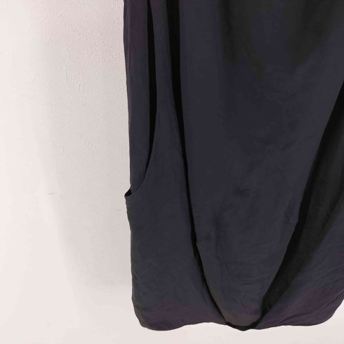 ANNE VALERIE HASH ハンガリー製 シルクノースリーブワンピース ビックポケット レディース import:XS