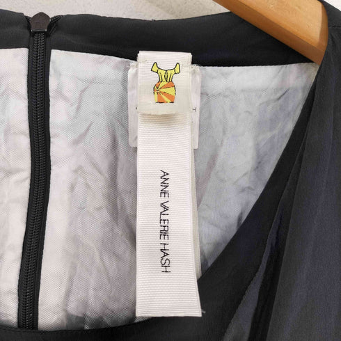 ANNE VALERIE HASH ハンガリー製 シルクノースリーブワンピース ビックポケット レディース import:XS