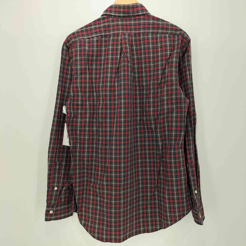 ラルフローレン RALPH LAUREN CUSTOM FIT カスタムフィット ポニー刺繍 ボタンダウン L/S チェックシャツ メンズ import:M
