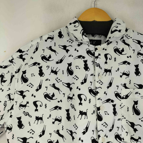 ジージーディー GGD 総柄 S/S シャツ メンズ JPN:2