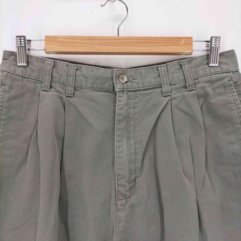 エディーバウアー Eddie Bauer 白タグ ツータックチノパンツ メンズ