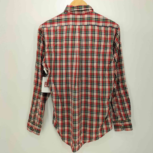 ポロバイラルフローレン Polo by RALPH LAUREN 80S 緑タグ 外付けタグ ポニー刺繍 ボタンダウン L/S チェックシャツ メンズ 20