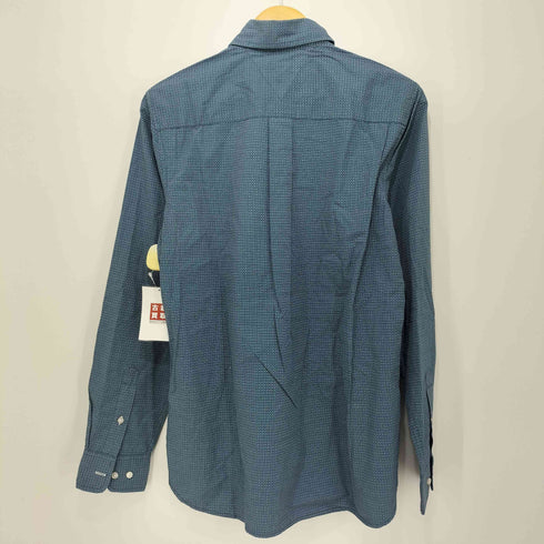 トミーヒルフィガー TOMMY HILFIGER CUSTOM FIT カスタムフィット ロゴ刺繍 ボタンダウン L/S 総柄 シャツ メンズ import:S