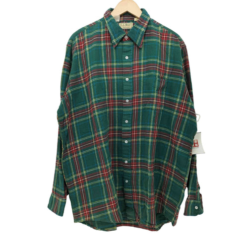 エルエルビーン L.L.Bean 90S USA製 L/S チェック シャツ メンズ import:XL