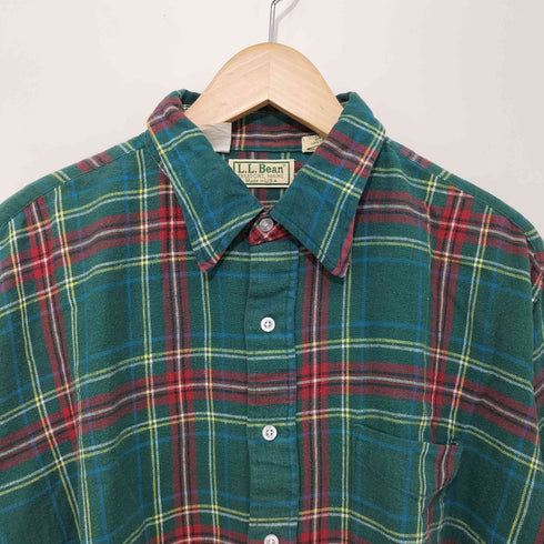 エルエルビーン L.L.Bean 90S USA製 L/S チェック シャツ メンズ import:XL