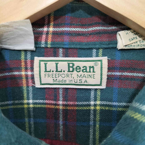 エルエルビーン L.L.Bean 90S USA製 L/S チェック シャツ メンズ import:XL