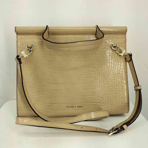 チャールズアンドキース CHARLES&KEITH クロコ調ショルダーバッグ レディース