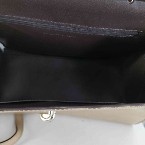 チャールズアンドキース CHARLES&KEITH クロコ調ショルダーバッグ レディース