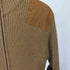ヒューストン HOUSTON COMMAND ZIP SWEATER エルボーパッチ ドライバーズ ニット メンズ R-L
