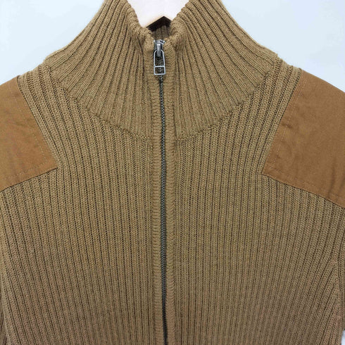 ヒューストン HOUSTON COMMAND ZIP SWEATER エルボーパッチ ドライバーズ ニット メンズ R-L
