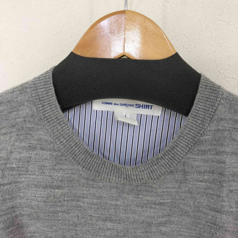 コムデギャルソンシャツ COMME des GARCONS SHIRT 20SS ドッキングニットシャツ メンズ import:L