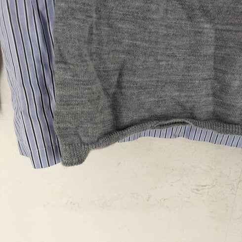 コムデギャルソンシャツ COMME des GARCONS SHIRT 20SS ドッキングニットシャツ メンズ import:L