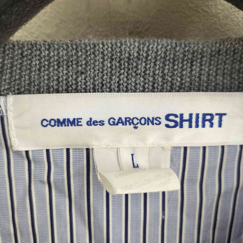 コムデギャルソンシャツ COMME des GARCONS SHIRT 20SS ドッキングニットシャツ メンズ import:L