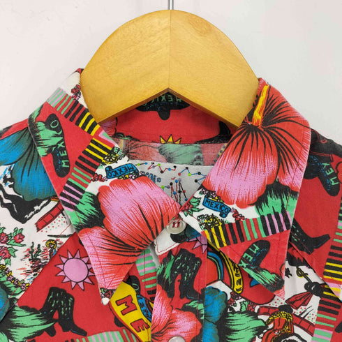 CIMARRON スペイン製 ウエスタン花柄シャツ メンズ M