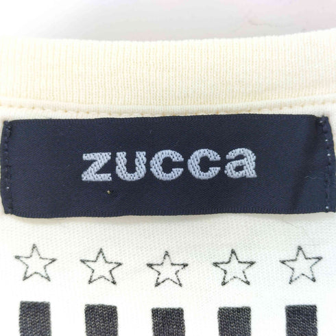 ズッカ ZUCCa スタープリントクルーネック半袖Tシャツ レディース M