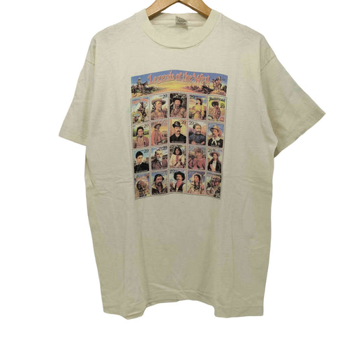 80S FRUIT OF THE LOOM ボディ LEGENDS OF THE WEST 西部 伝説的人物 プリント シングルステッチ S/S Tシャツ メンズ import:L