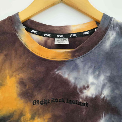 レフラー Leflah バックプリント タイダイ クルーネックTシャツ メンズ JPN:M