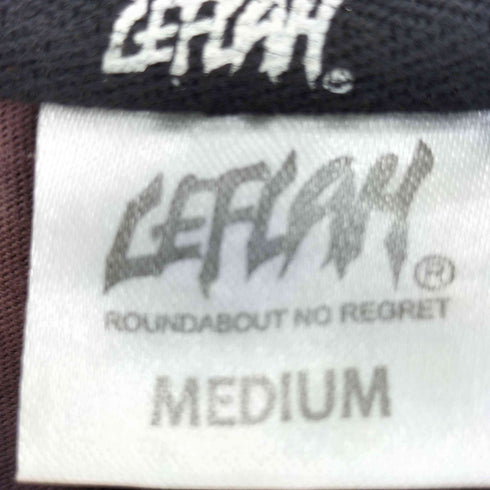 レフラー Leflah バックプリント タイダイ クルーネックTシャツ メンズ JPN:M