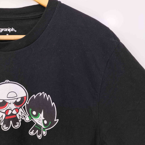 グラニフ graniph キャラクタープリント クルーネックTシャツ レディース JPN:M