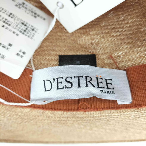 DESTREE ストローハット 麦わら帽 レディース M