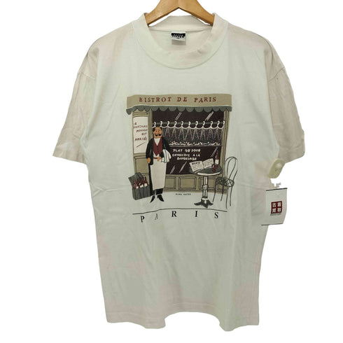 ALMA MATER BISTROT DE PARIS プリント S/S Tシャツ メンズ import:M