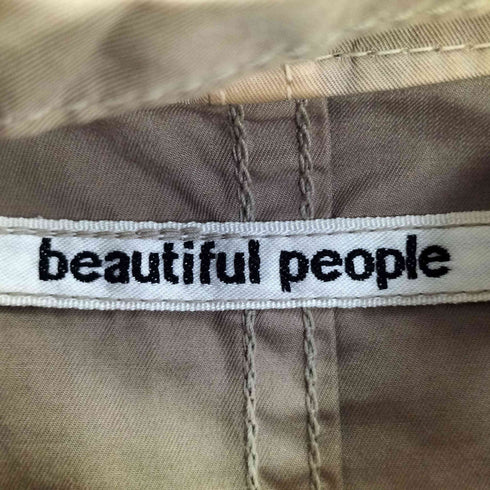 ビューティフルピープル beautiful people ワッペン フーデッド モッズコート レディース 150