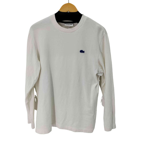 ラコステ LACOSTE L/S バックデザイン 裏毛Tシャツ メンズ import:S
