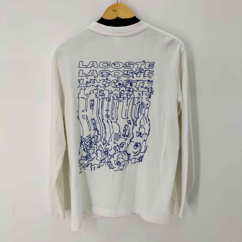 ラコステ LACOSTE L/S バックデザイン 裏毛Tシャツ メンズ import:S
