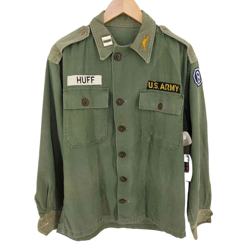 ユーエスアーミー U.S. ARMY 60S ユーティリティーシャツ エポレット メンズ