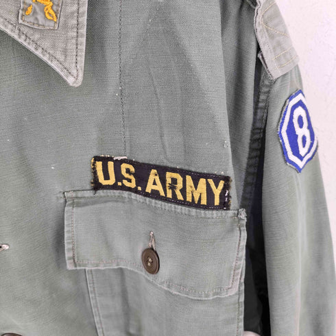 ユーエスアーミー U.S. ARMY 60S ユーティリティーシャツ エポレット メンズ