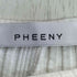 フィーニー PHEENY ランダムリブボートネックカットソー レディース FREE