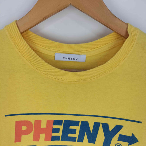 フィーニー PHEENY ロゴプリント モチーフ クルーネック Tシャツ レディース FREE