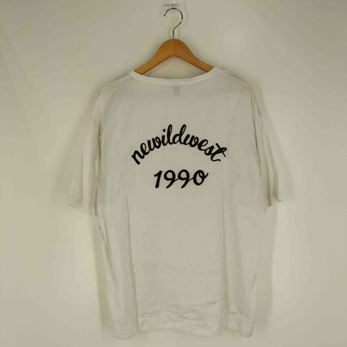 ロクビューティーアンドユースユナイテッドアローズ 6 BEAUTY & YOUTH UNITED ARROWS バック刺繍 クルーネック Tシャツ レディース