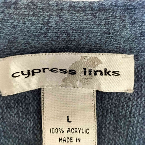 Cypress Links 90s 香港製 アクリルニットカーディガン メンズ import:L
