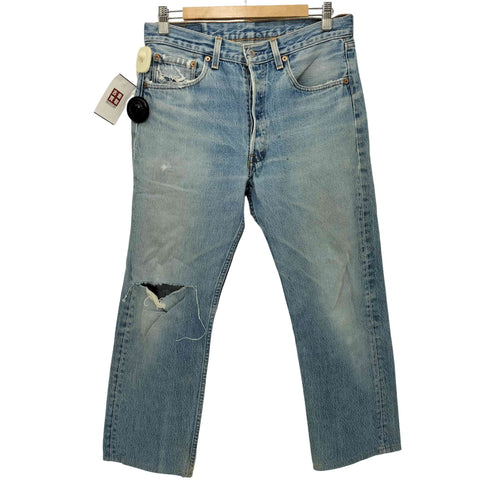 リーバイス Levis 90S 97年製 USA製 501XX ボタン裏524刻印 エルパソ工場 ボタンフライ デニム パンツ メンズ W33 L33