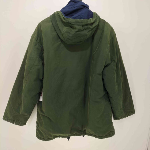 ノーティカ NAUTICA 90-00S デサント製 比翼 中綿 フーデッド ジャケット メンズ import:S