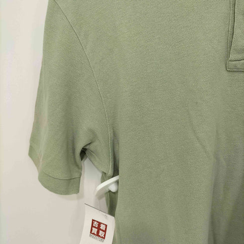 ポロバイラルフローレン Polo by RALPH LAUREN ポニー刺繍 鹿の子 S/S ポロシャツ メンズ import:L