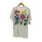 ヘインズ Hanes 80s Fifty-Fifty USA製 フラワーペイント クルーネックTシャツ メンズ import:L