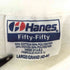 ヘインズ Hanes 80s Fifty-Fifty USA製 フラワーペイント クルーネックTシャツ メンズ import:L
