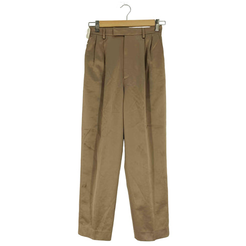 ロクビューティーアンドユースユナイテッドアローズ 6 BEAUTY & YOUTH UNITED ARROWS SATIN TUCK PANTS サテン タック パンツ レディース JPN:34