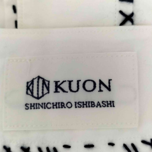 クオン kuon Sashiko Trimmed Koikuchi Shirt メンズ JPN:L