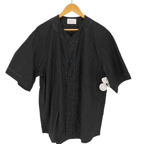 クオン kuon Sashiko Trimmed Koikuchi Shirt メンズ JPN:L