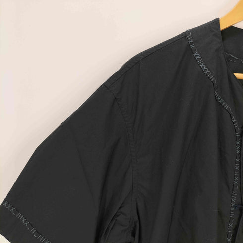 クオン kuon Sashiko Trimmed Koikuchi Shirt メンズ JPN:L