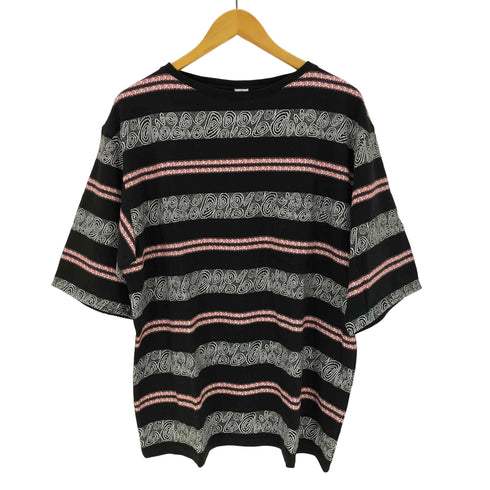 The DUFFER N NEPHEWS CRABBIE ジャガードボーダー柄Tシャツ メンズ JPN:L