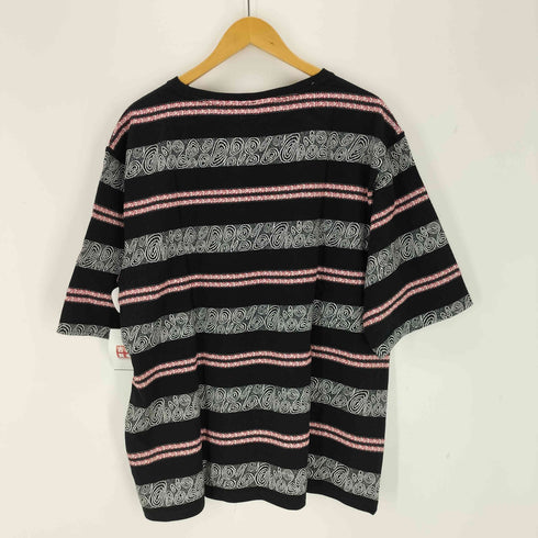 The DUFFER N NEPHEWS CRABBIE ジャガードボーダー柄Tシャツ メンズ JPN:L