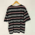 The DUFFER N NEPHEWS CRABBIE ジャガードボーダー柄Tシャツ メンズ JPN:L