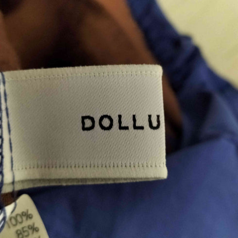 DOLLU POOPS バイカラー 異素材 ドッキング スカート レディース 38