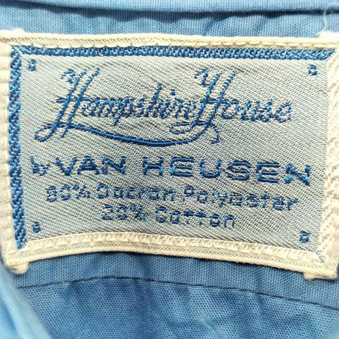 ヴァンヒューゼン VAN HEUSEN 60-70s レギュラーカラー ドレスシャツ 襟芯 メンズ 16 35