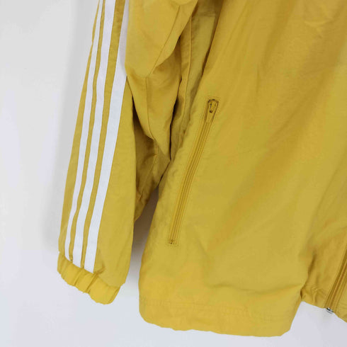 アディダスオリジナルス adidas Originals トレフォイルロゴサイドラインナイロンフーディージャケット メンズ import:L