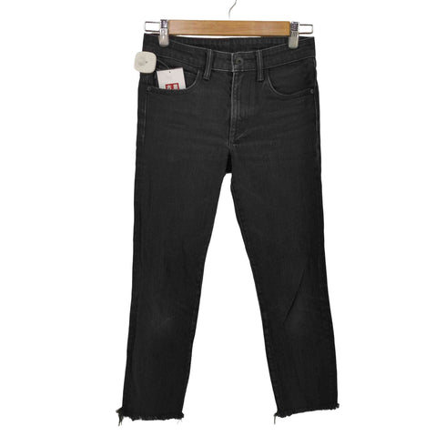 ヘルムートラング HELMUT LANG USA製 カッティング加工 ストレートジーンズ レディース 025